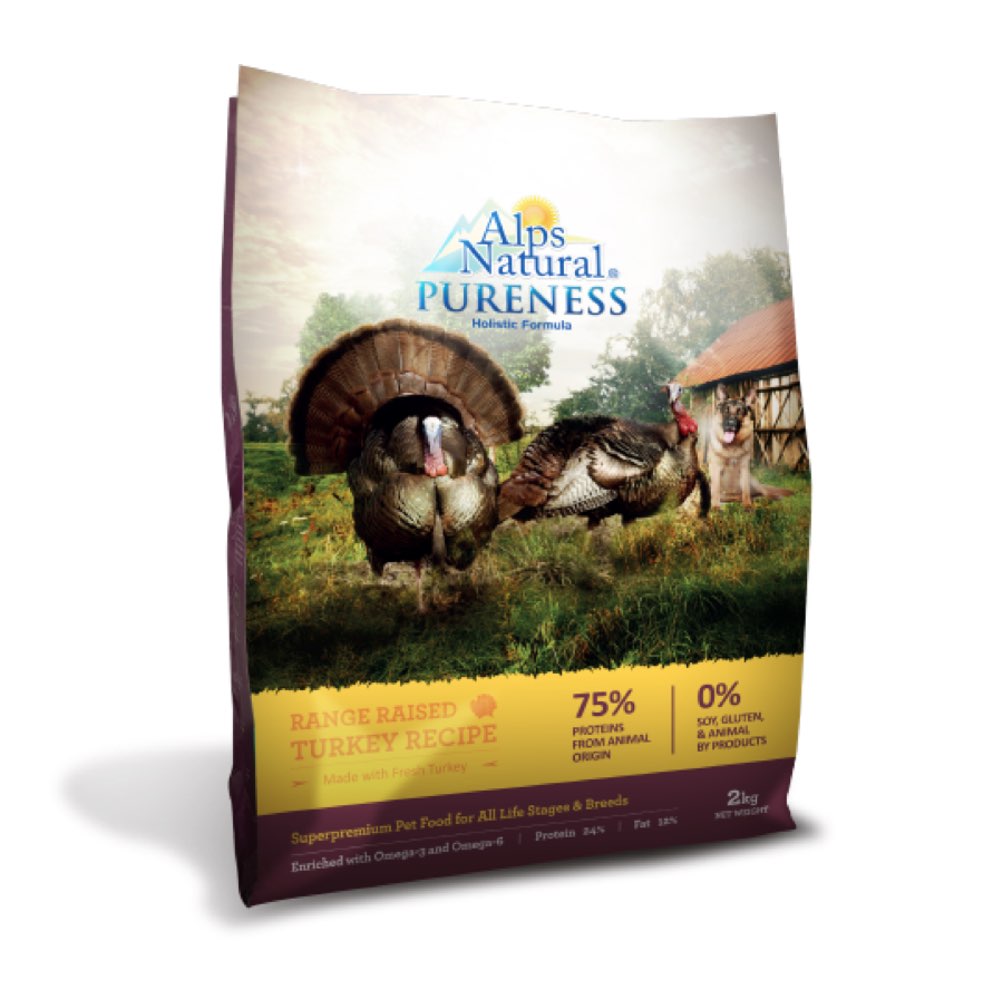 35% OFF: Alps Natural Pureness Holistic Range-Raised Turkey Dry Dog Food