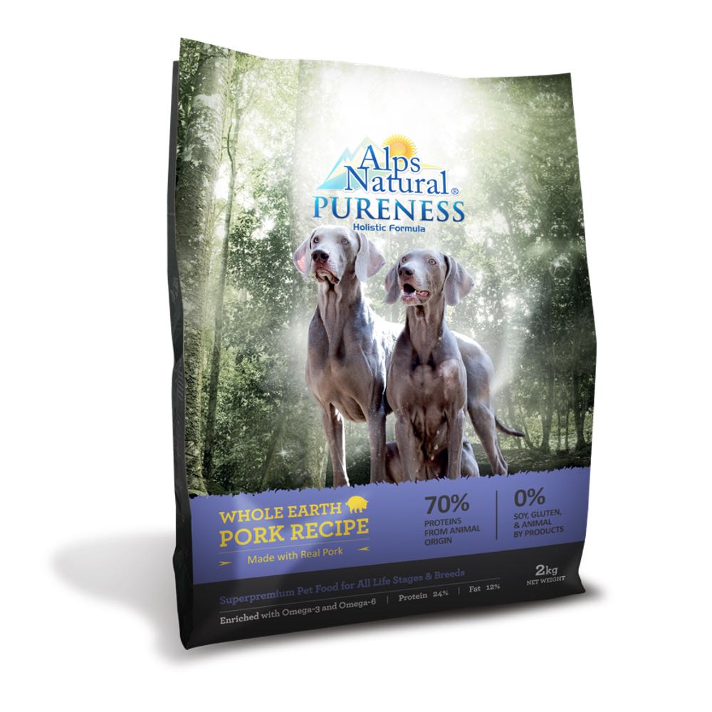 35% OFF: Alps Natural Pureness Holistic Whole Earth Pork Dry Dog Food