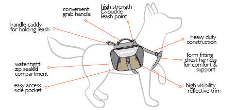 EzyDog Summit Backpack