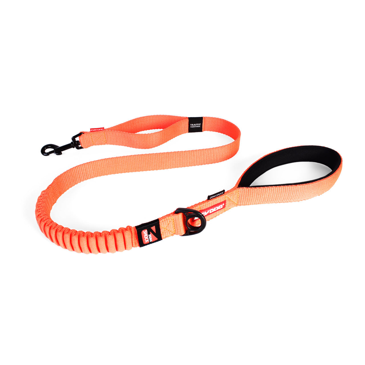 "EzyDog Zero Shock Leash 48"" With Traffic Control"