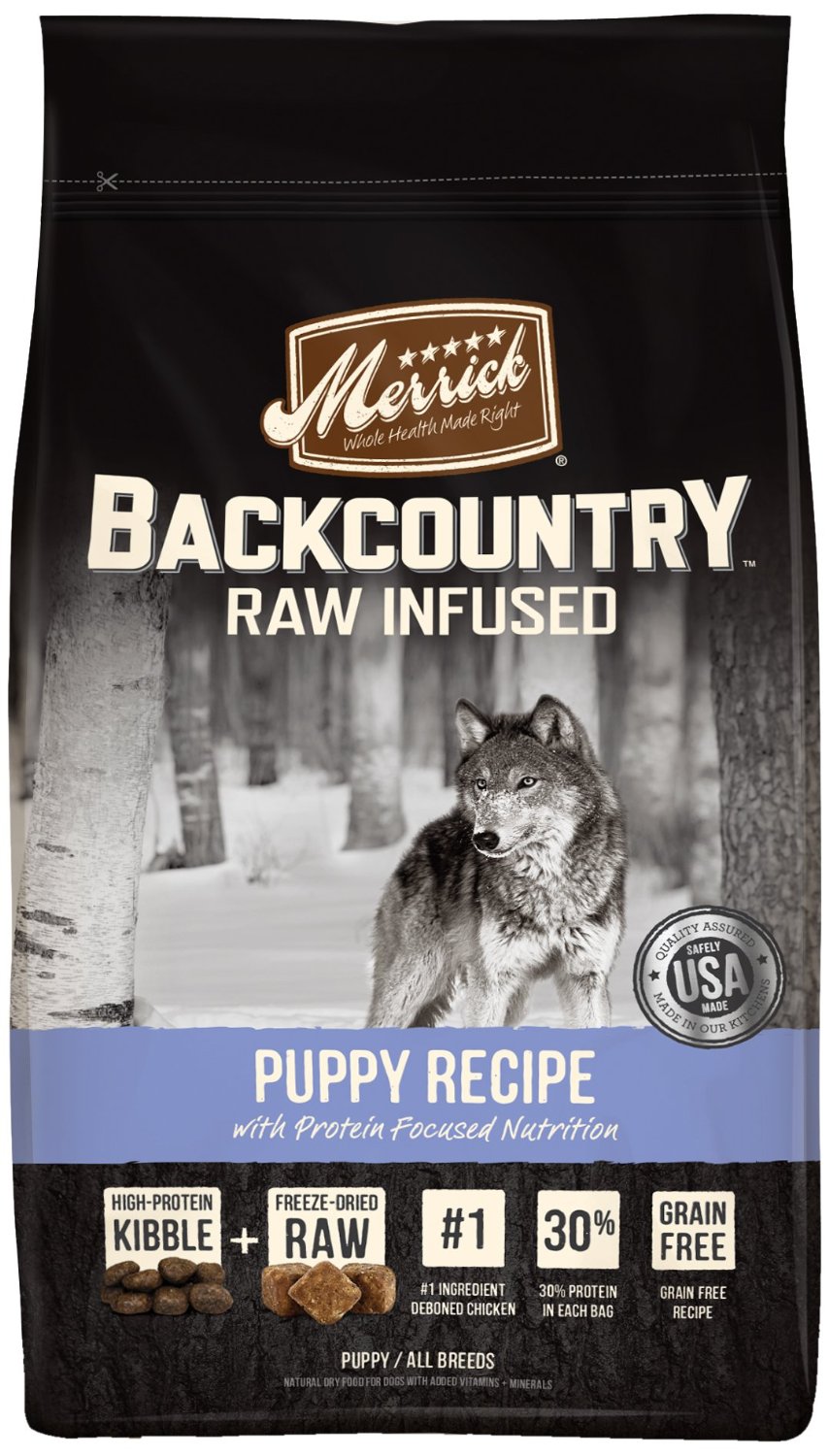Merrick Backcountry Raw Infused Puppy Recipe Grain Free Dry Dog Food