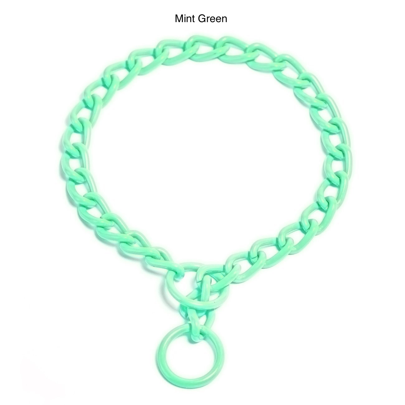 "Platinum Pets Stainless Steel Coated Control Collar 18"""