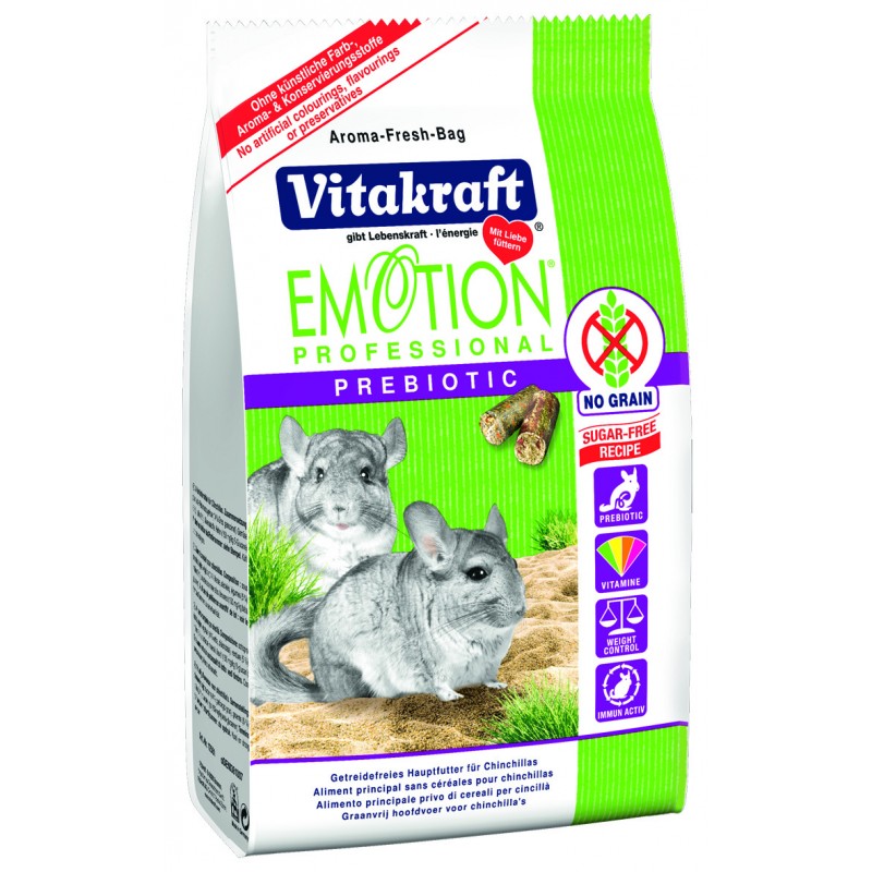 Vitakraft Emotion Professional Prebiotic Chinchilla Food